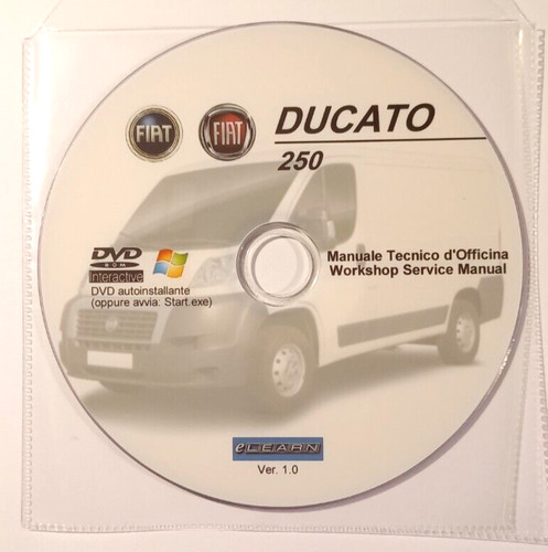 Dvd manuale officina - manuale, fiat