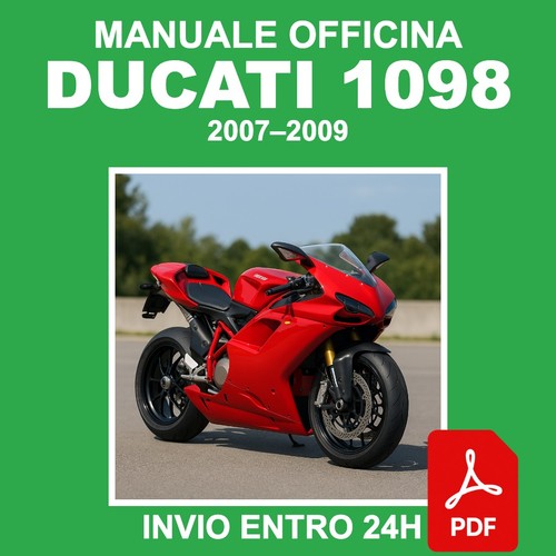 Manuale officina ducati 1098 - officina,