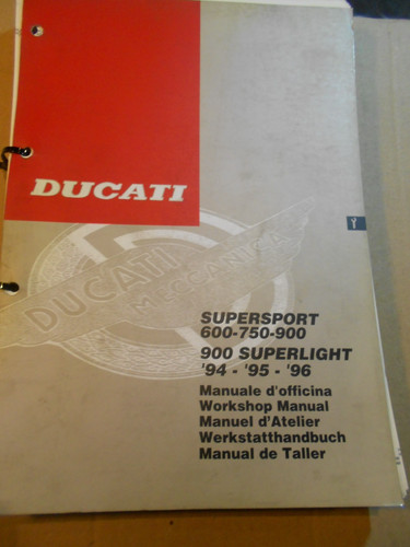 Manuale officina ducati 600 - manuale, /